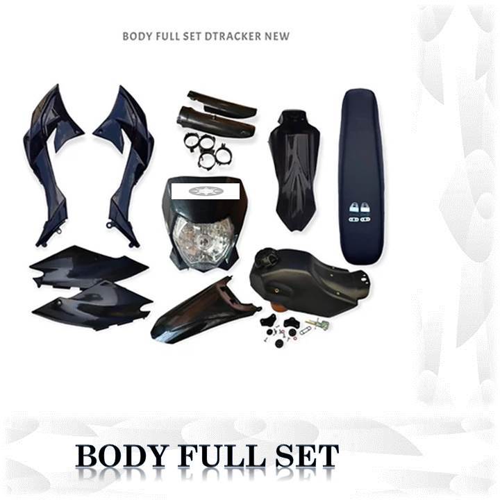 Body fullset dtracker new body set klx dtracker plus jok dan tangki dtracker new