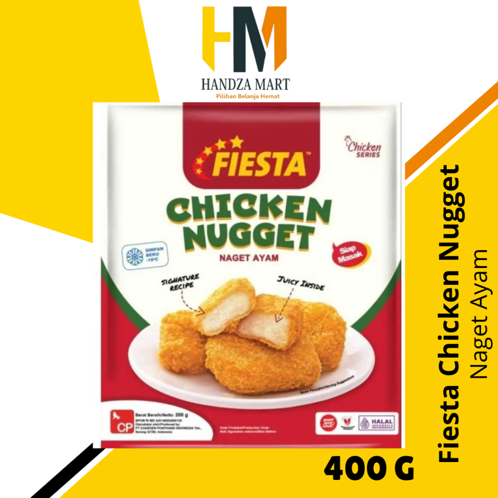 

Fiesta Chicken Nugget 250gr/ Naget Ayam Fiesta 400g