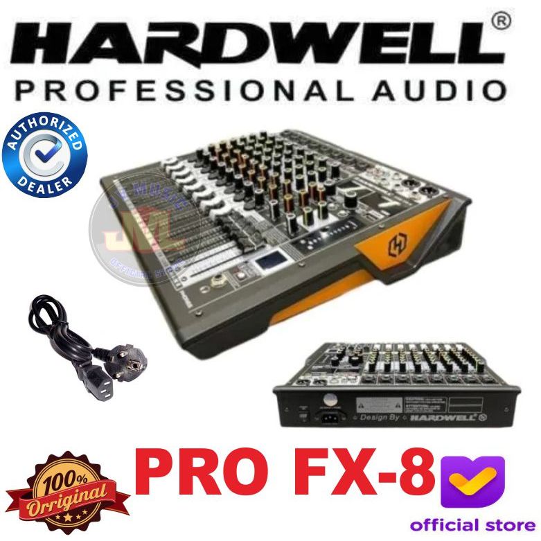 Hardwell PRO FX 8 Original 8 Channel HARDWELL PRO FX8 Mixer Audio