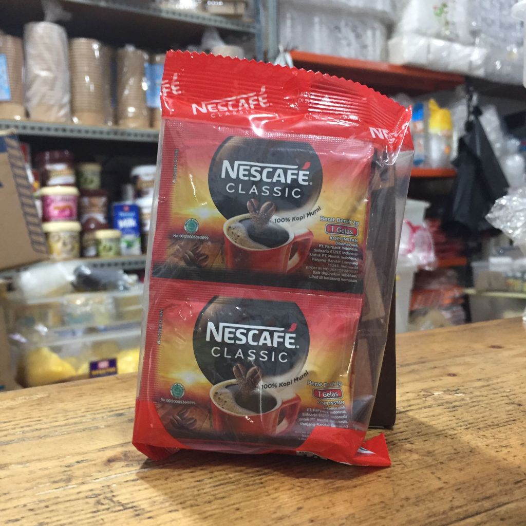 

Nescafe Classic Renceng (10 Sachet)