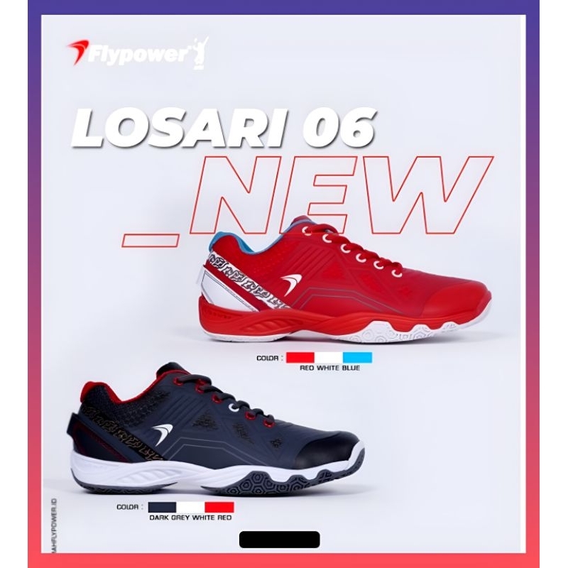 SEPATU BADMINTON FLYPOWER LOSARI 06