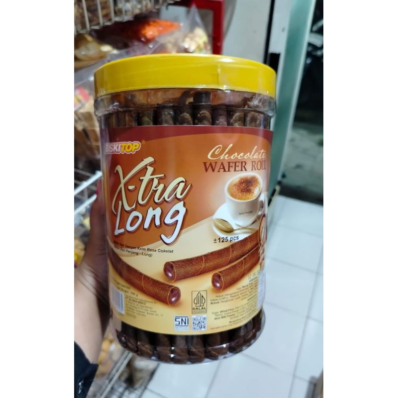 

Astor X-tra long cokelat wafer roll