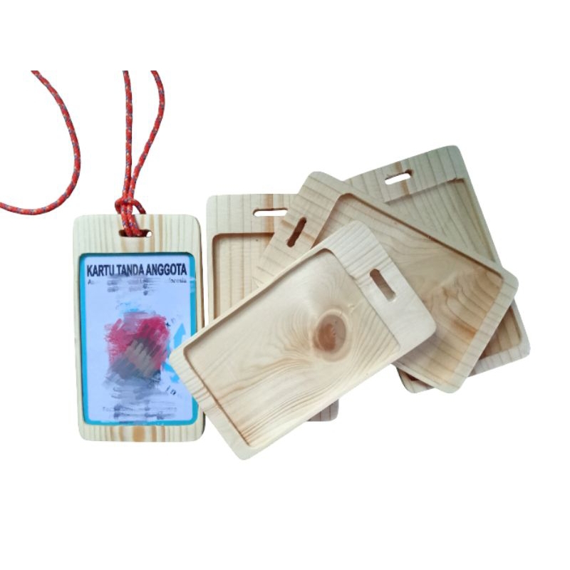 

ID Card Holder Kayu Unik