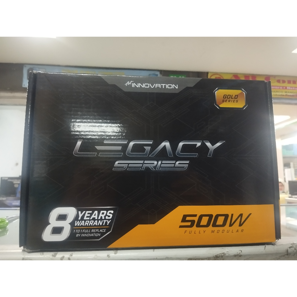 PSU INNOVATION 500 WATT FULL MODULAR LEGACY GOLD SERIES / POWER SUPPLY 500 WATT INNOVATION GARANSI 8
