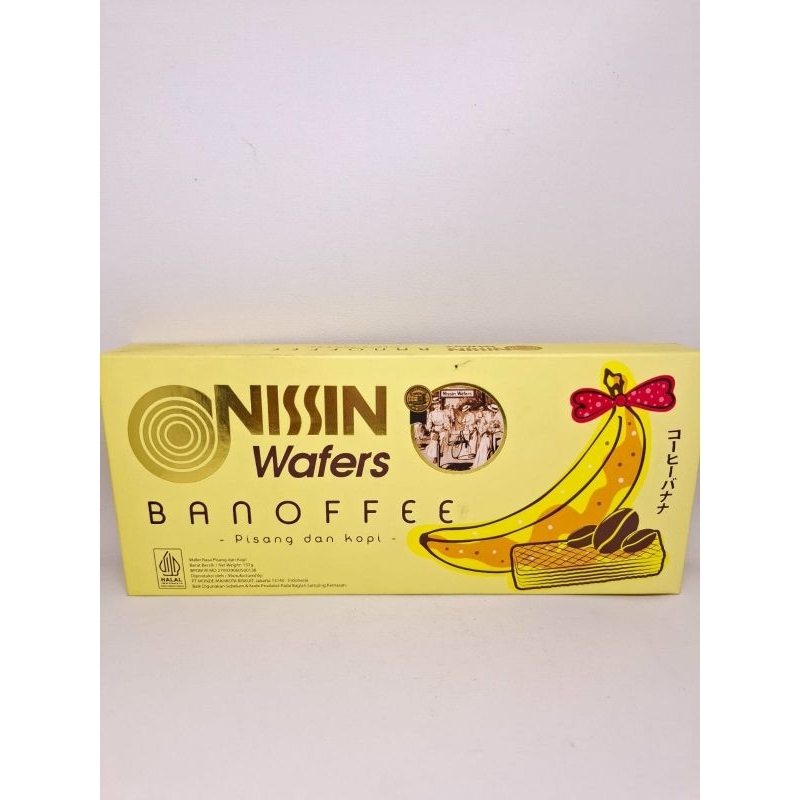 

SALE -- Nissin wafer Banoffee (pisang dan kopi) 137gr