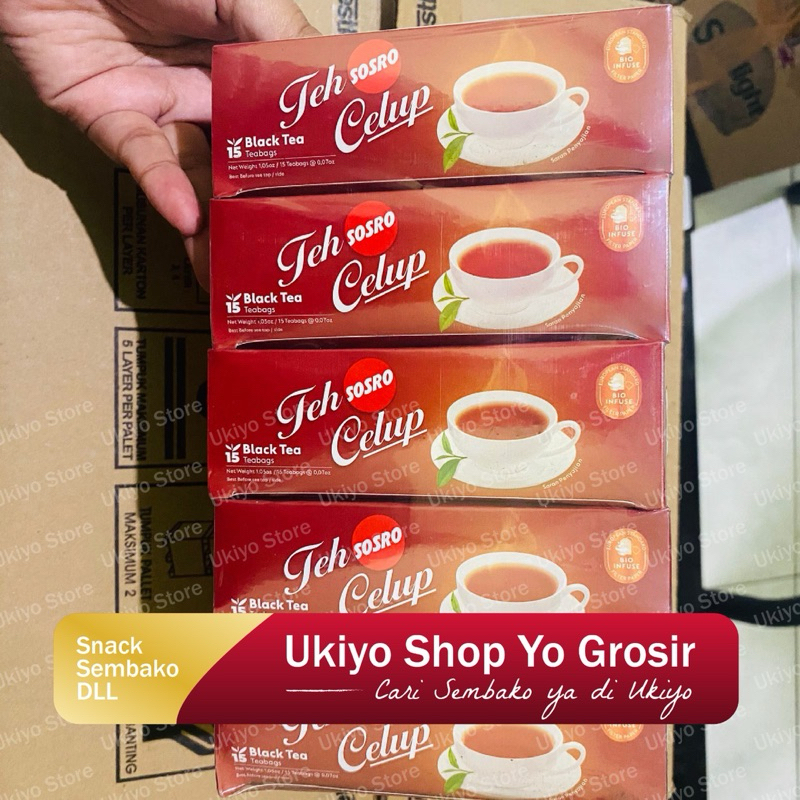 

❤️ UKIYO ❤️ TEH CELUP SOSRO BLACKTEA 15’s TEH CELUP SOSRO