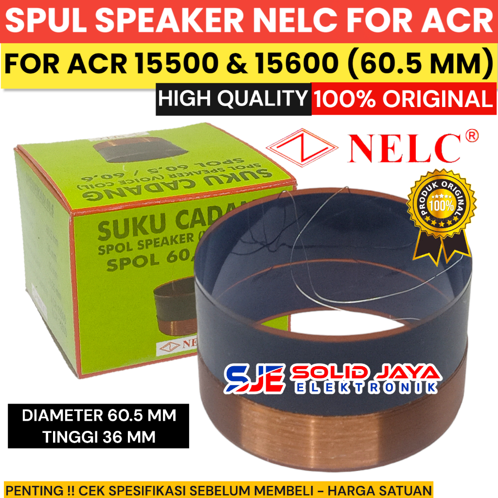 SPUL SPEAKER ACR 15500 15600 60.5 MM  - 60,5 MM SEPUL 60.5MM 60,5MM VOICE COIL SPOL SPOLL SPOOL SPUL