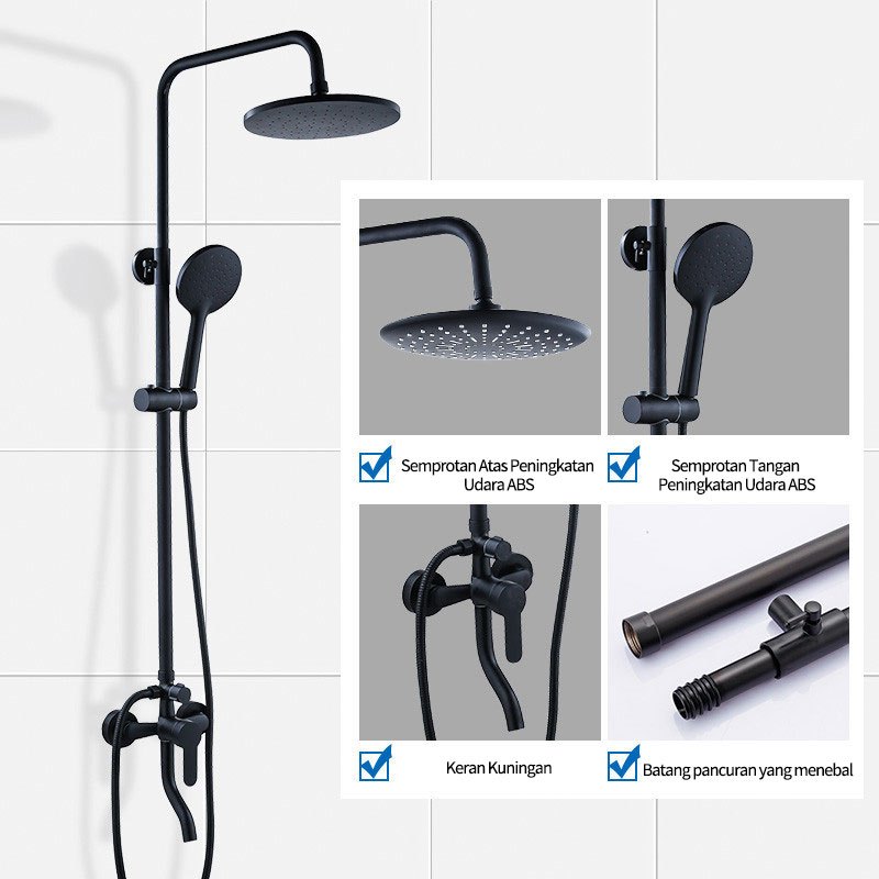 Shower Kamar Mandi 4 Dalam 1 Set Set Sower Kamar Mandi Shower Mandi Set Stainless Shower Kamar Mandi