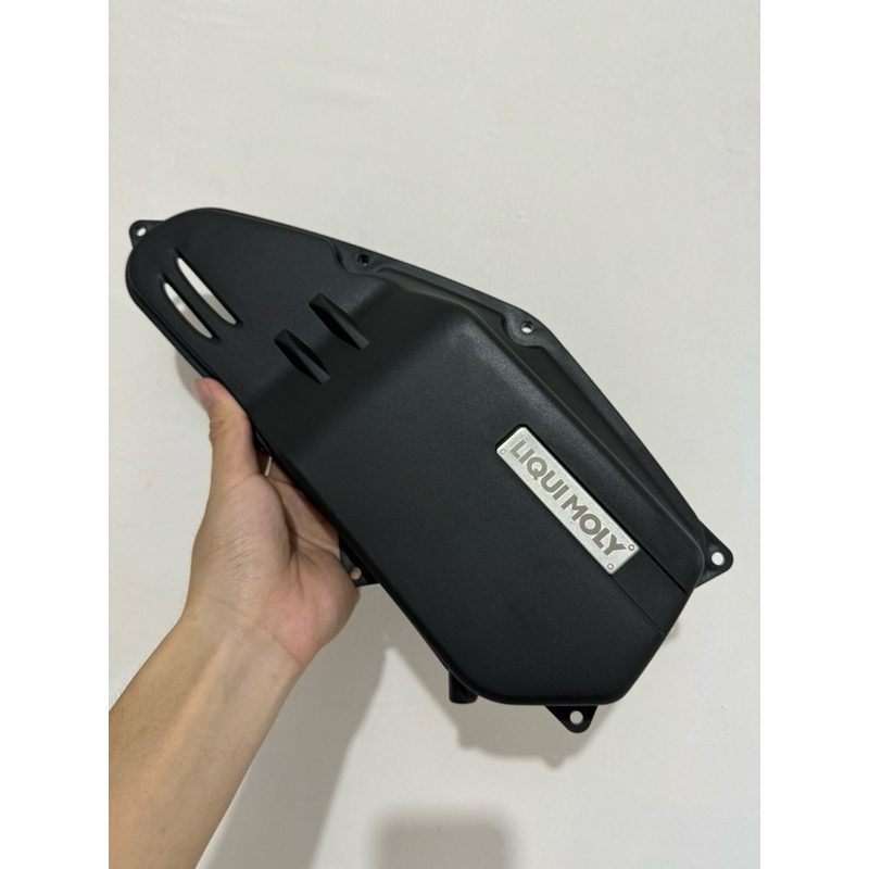 COVER BOX FILTER SLIM VARIO 125/150 2012-2020 plus emblem stainless