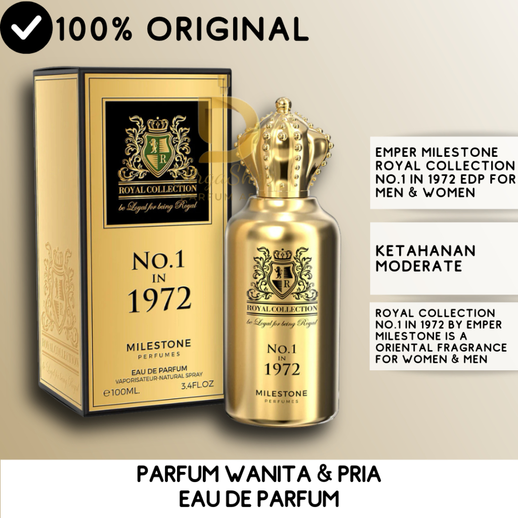 Emper Milestone Royal Collection No.1 in 1972 EDP For Men & Women