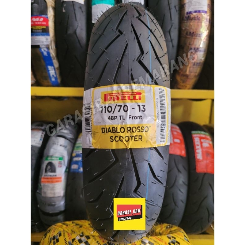 BAN PIRELLI NMAX DEPAN 110/70-13 DIABLO ROSSO SCOOTER