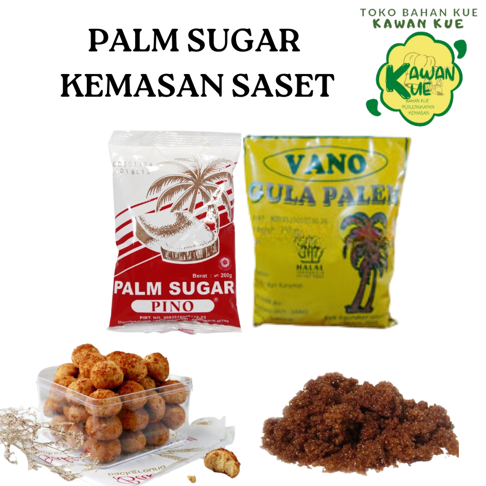 

Palem Sugar Kemasan Saset - Palm Sugar Topping Kue - Palm Sugar Brown