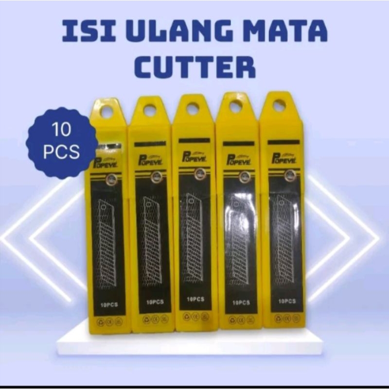 

Isei Ulang Mata Cutter 10 Pcs
