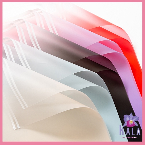 

20 Lembar Flower Wrapping Gradient Line Cellophane Kertas Buket Flower Wrapping Paper KB6044