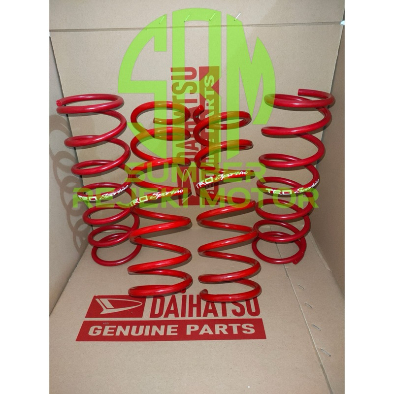 per keong agya ayla depan belakang merk TRD SPORTIVO