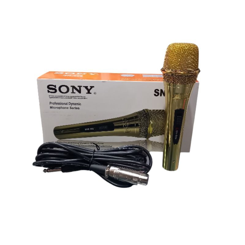MIC KABEL SONY SN 909 GOLD / SILVER