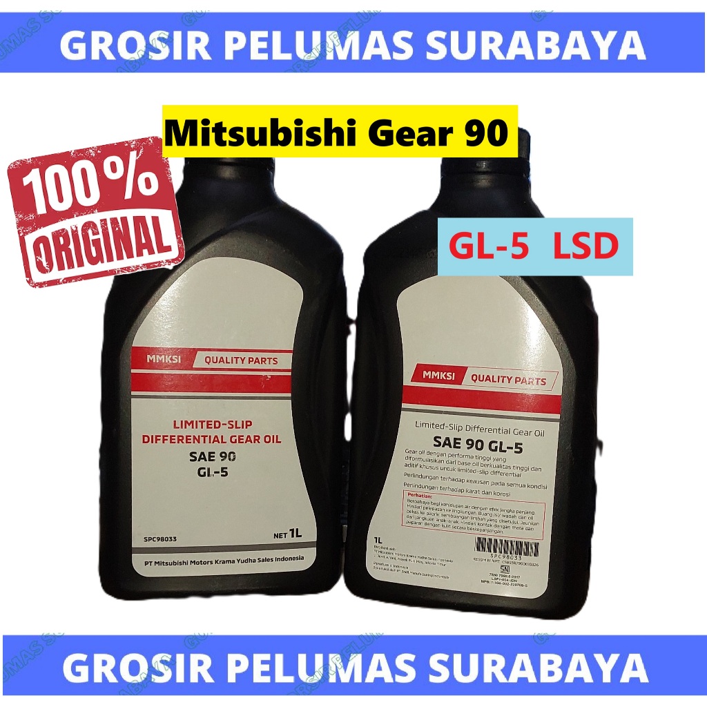 Original Oli Transmisi Manual MTF Gigi Gardan Gear Oil Mitsubishi Gear sae 90 GL-5 GL5 LSD Limited S