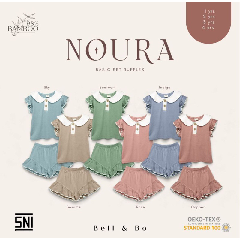 BELL & BO NOURA SET - SETELAN ANAK CEWEK