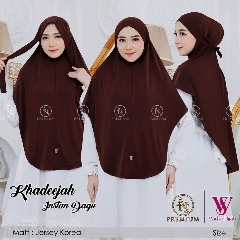 Hijab Instan Oval Khadijah Instan Widya
