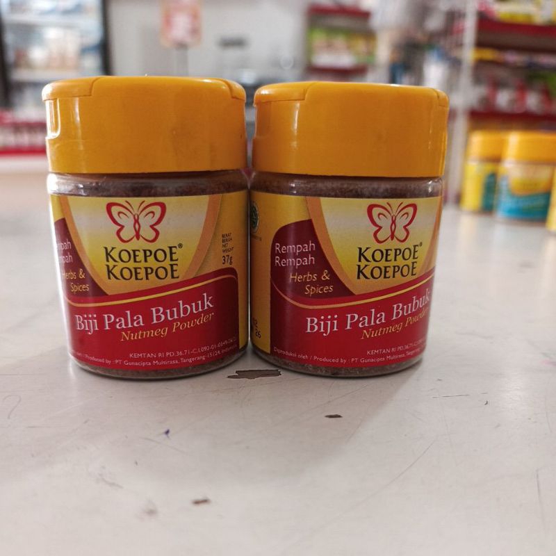 

Biji pala bubuk Nutmey powder 37 g