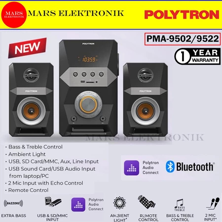 POLYTRON POLYTRON SPEAKER ACTIVE PMA-9502 - PMA 9502 - BLUETOOTH - PMA9502 / READY