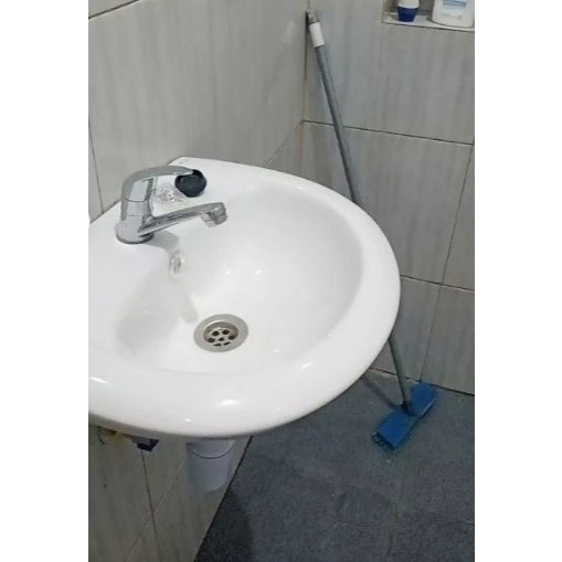 Wastafel Keramik Cuci Tangan Komplit Set VOLK / Wastafel Komplit Set VOLK PACKING KAYU