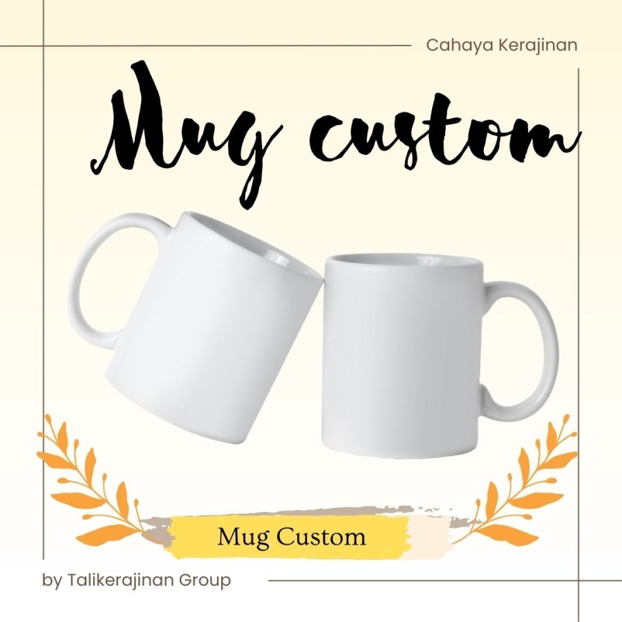 

MUG CUSTOM SATUAN KADO ULANG TAHUN SPESIAL DESAIN SUKA SUKA LANGSUNG DIKERJAKAN WAJIB CHAT DULU