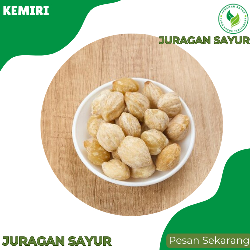 

Kemiri Bulat Utuh - Kemiri 250 gram Super Premium - Juragan Sayur