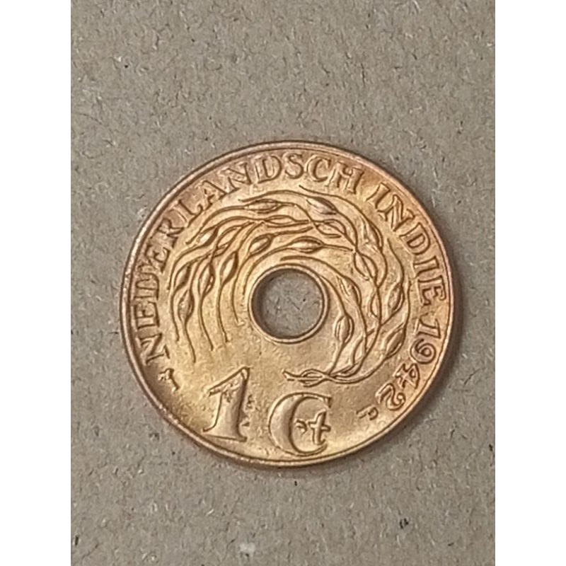 CB19. 1 Cent KOIN NETHERLAND INDIE ORIGINAL BEKAS CUCIAN