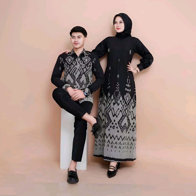 gamis sarimbit tenun - gamis - gamis tenun