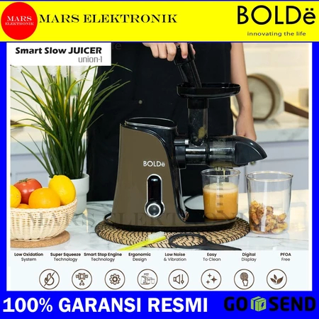 BOLDE SMART SLOW JUICER UNION - SLOW JUICER BOLDE - PENGEKSTRAK BUAH - SMART SLOW JUICER BOLDE - REA