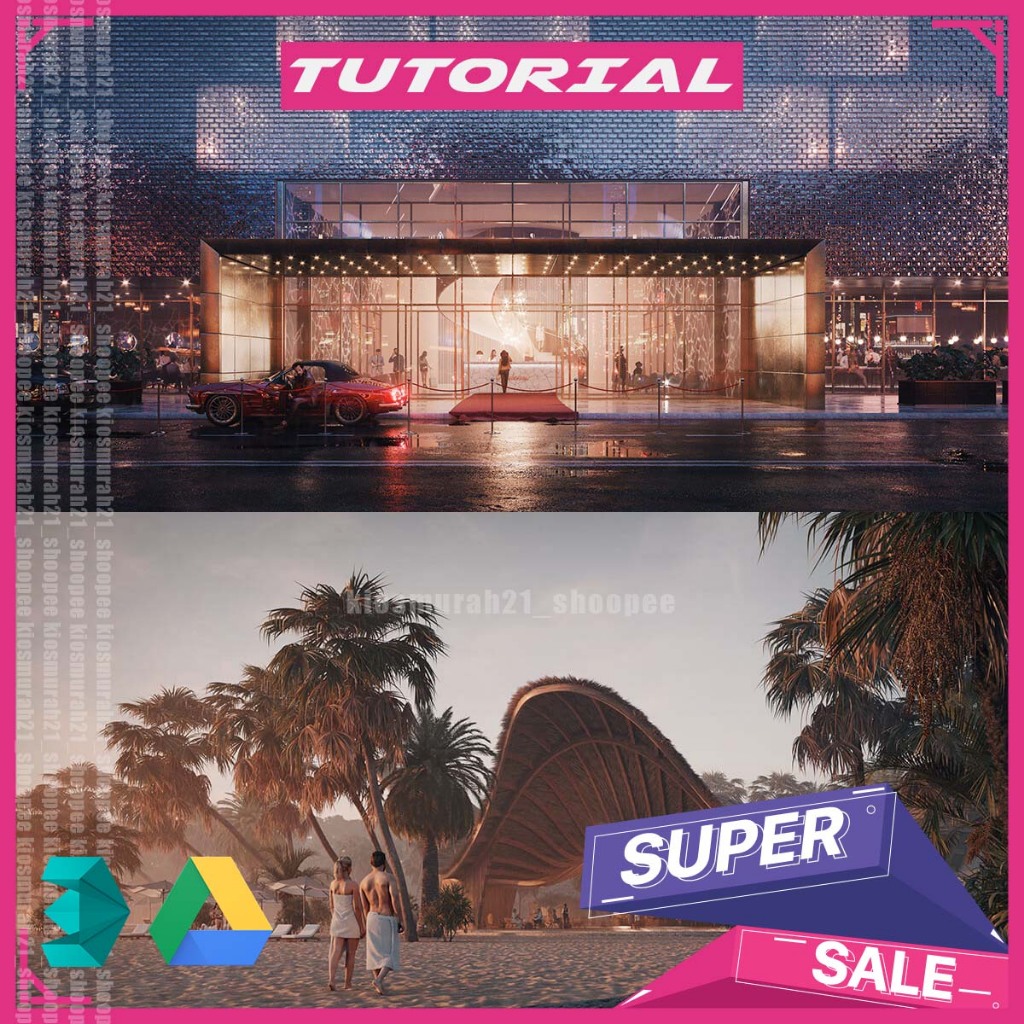3Ds Max - Advanced Exterior Visualizations 3Ds Max Tutorial