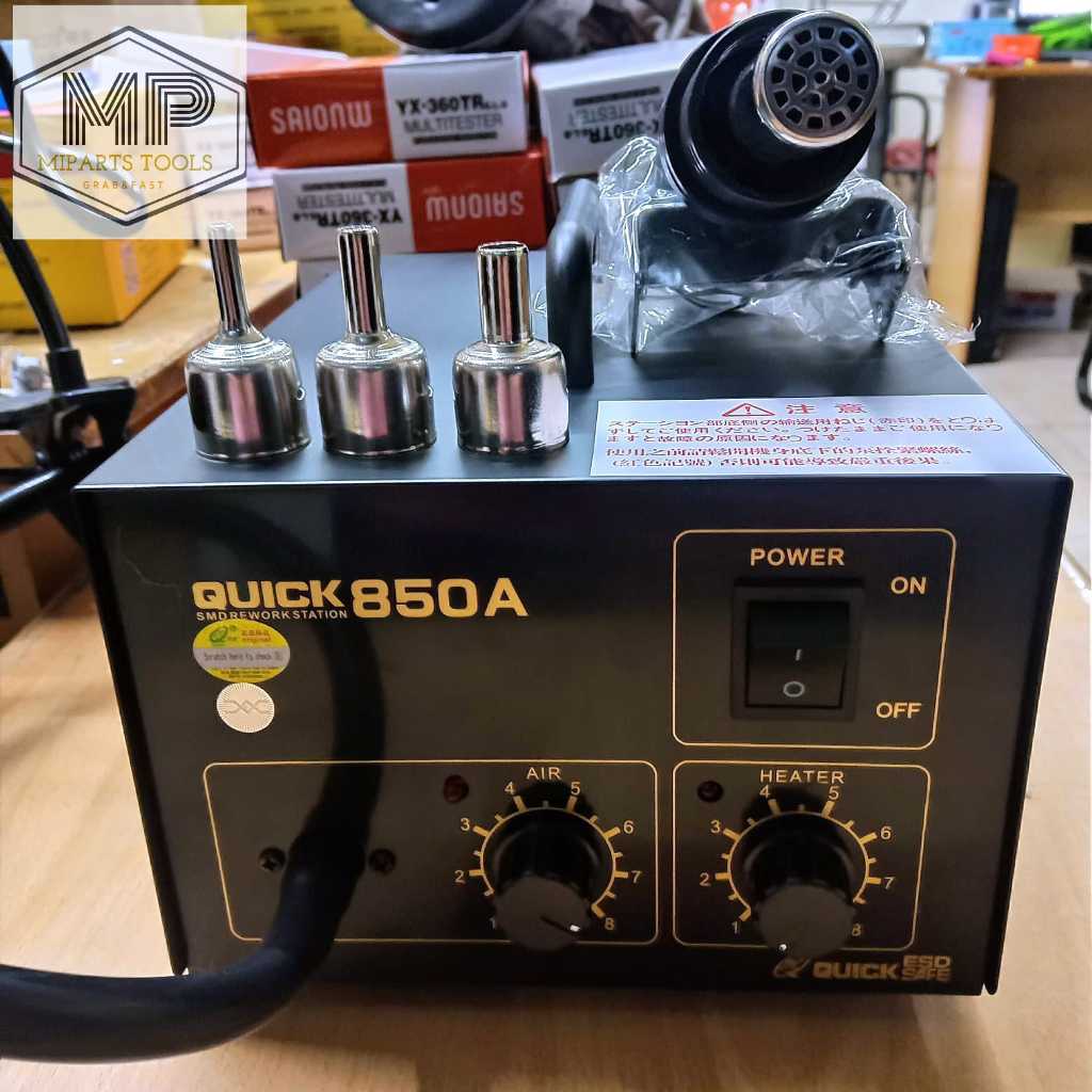 BLOWER QUICK 850A ANALOG/SOLDER UAP QUICK 850A HOT AIR ANALOG