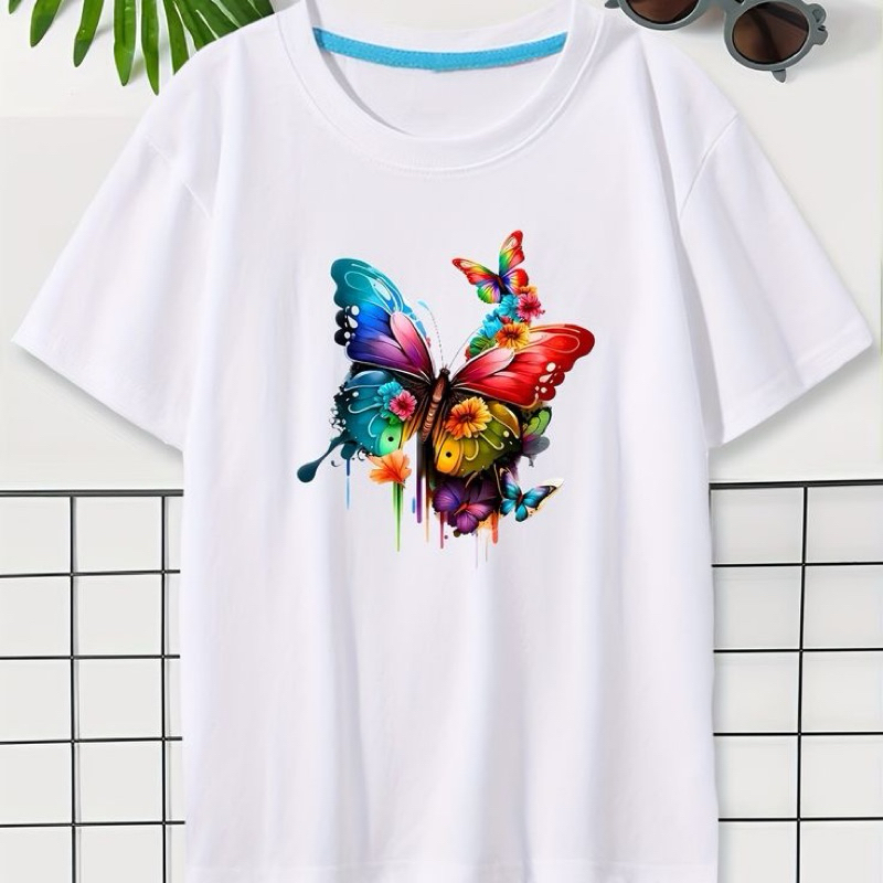 kaos cewek cowok couple keluarga ayah anak ibu butterfly sayap