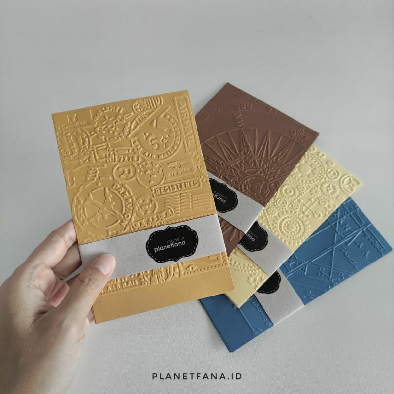 

planetfana • Kertas emboss motif vintage