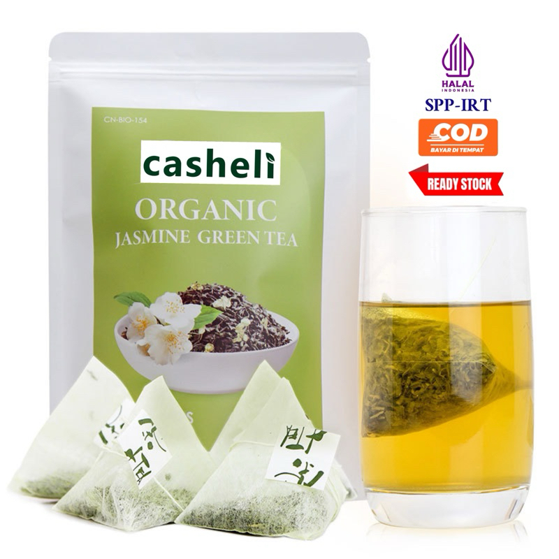 

casheli Jasmine Green Tea Organic Sertifikasi organik UE