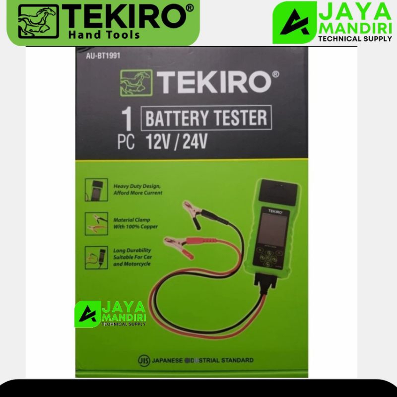 alat tes aki tekiro/tester aki 12V/24V/ battery tester aki