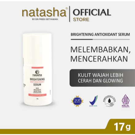 NATASHA SKINCARE Brightening Antioxidant Serum - Serum pemutih, Serum pencerah