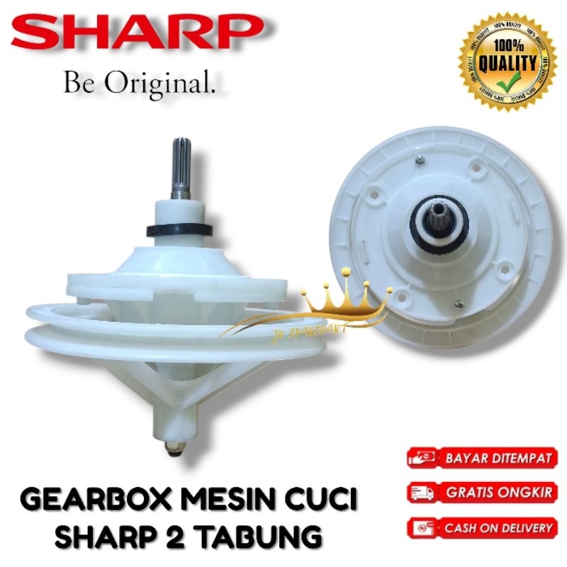 [ ES-T99SJ / ES-T1270SJ ] Gearbox Mesin Cuci SHARP ES-T99SJ 2 Tabung Gerigi 10