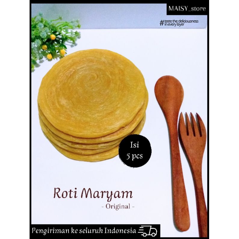 

Roti Maryam MAISY/Canai Frozen. ORIGINAL [isi 5 pcs]