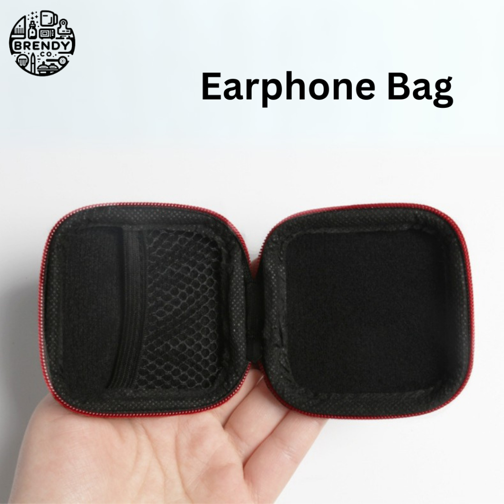 Earphone Bag Earphone Case Tempat Earphone Wadah Earphone Tas Earphone