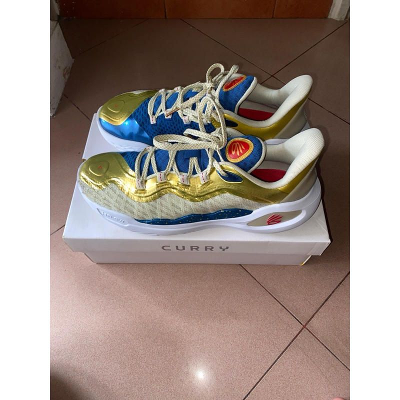 Sepatu Basket Under Armour Curry 11 Champion Mindset Size 44 second bekas like new original olahraga