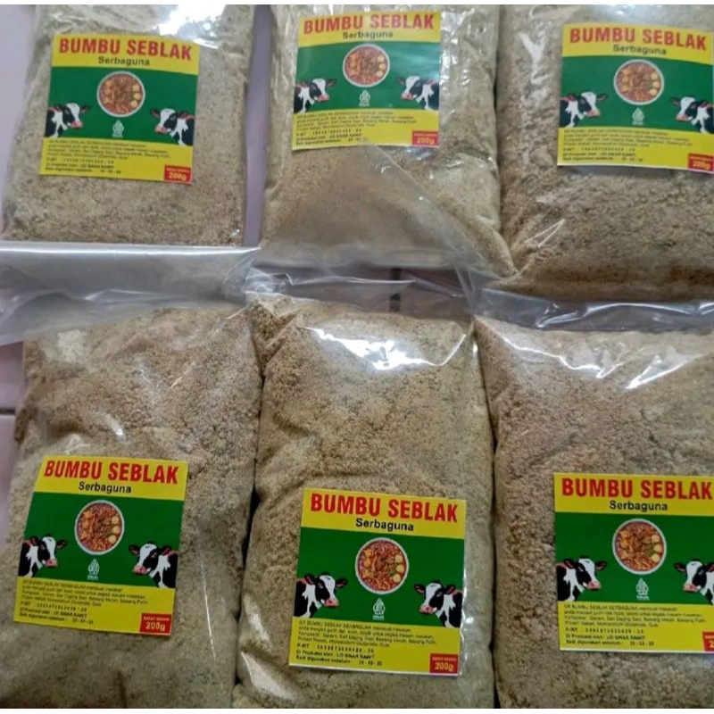 

6 pcs bumbu seblak serbaguna halal