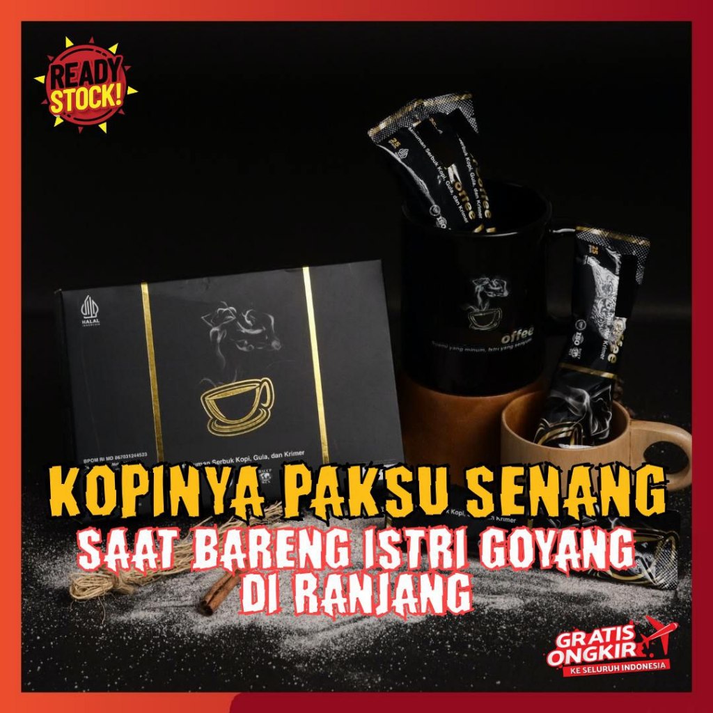 

KopiMhoncerr Original | Kopi Kuat Stamina Pria Dewasa Tahan Lama Perkasa Aman Tanpa Efek Samping