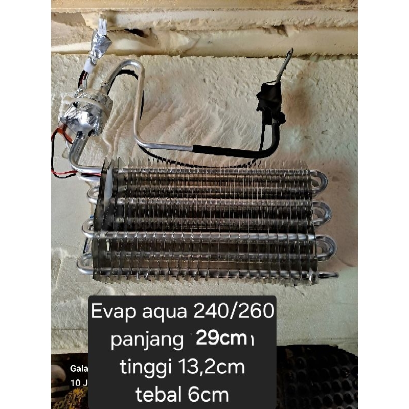 Evap bekas aqua 2pintu