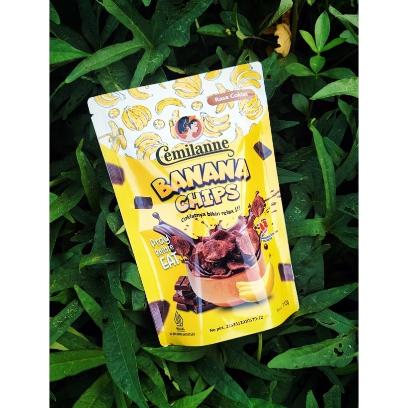 

Keripik pisang coklat cemilanne