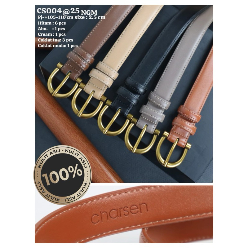 COD ikat pingang pria kulit asli murah