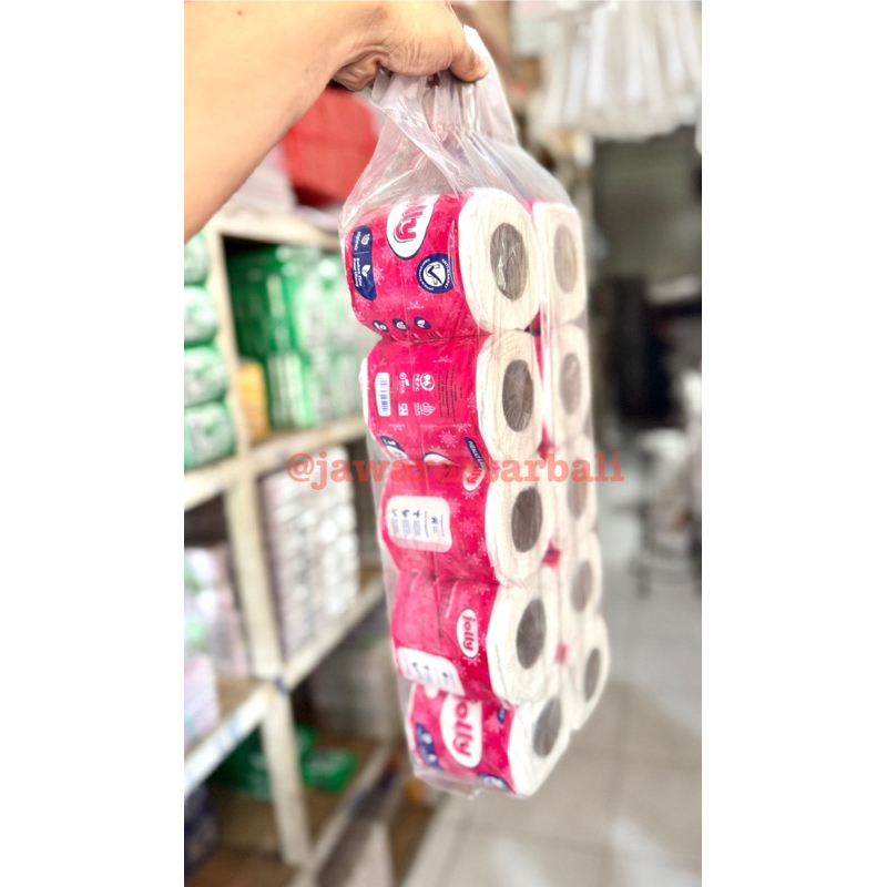 Tisu Toilet JOLLY / Tissue JOLLY CORE Toilet / Tissu JOLLY  Roll isi 10 roll