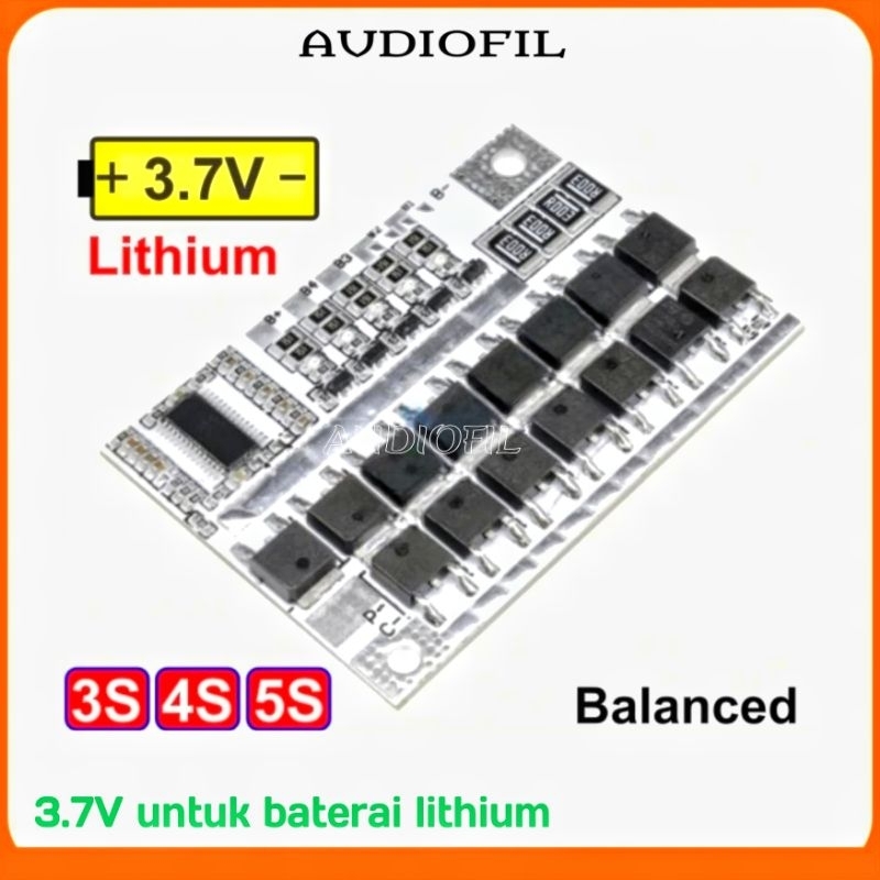 BMS 3S-4S-5S 100A Li-ION LITHIUM BMS PROTECTION BOARD