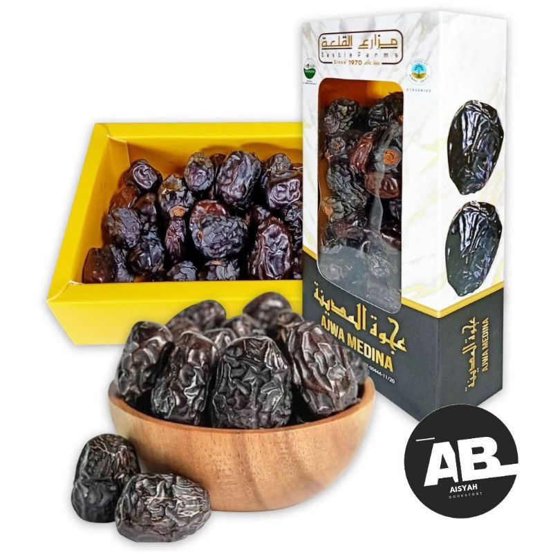 

KURMA AJWA MEDINA 500 gram Diproduksi Oleh : Castle Farms